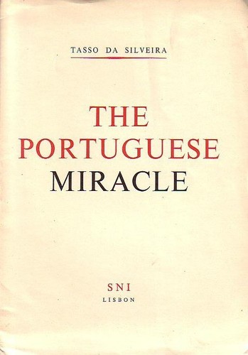 Cover for The Portuguese miracle, from the book "Gil Vicente and other Portuguese studies"