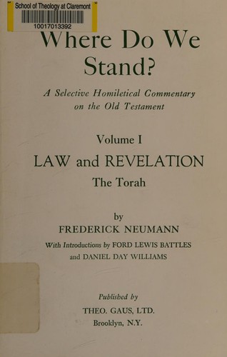 Cover for Where do we stand?
