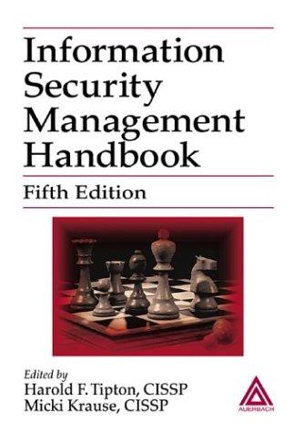 Cover for Information Security Management Handbook, Fifth Edition