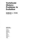 Cover for Vertebrate history, problemsin evolution