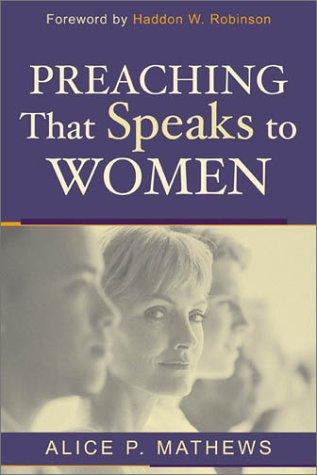 Cover for Preaching That Speaks to Women