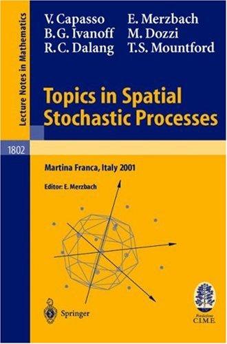 Cover for Topics in Spatial Stochastic Processes