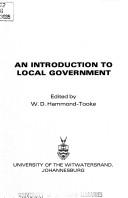 Cover for An Introduction to local government
