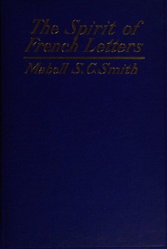 Cover for THE SPIRIT OF FRENCH LETTERS