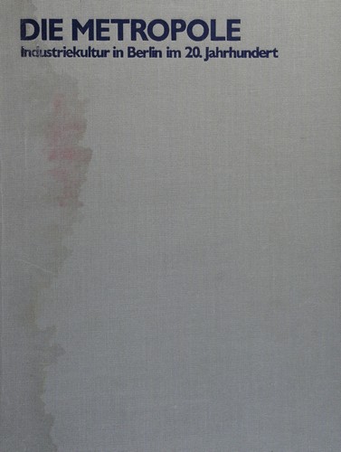 Cover for Die Metropole