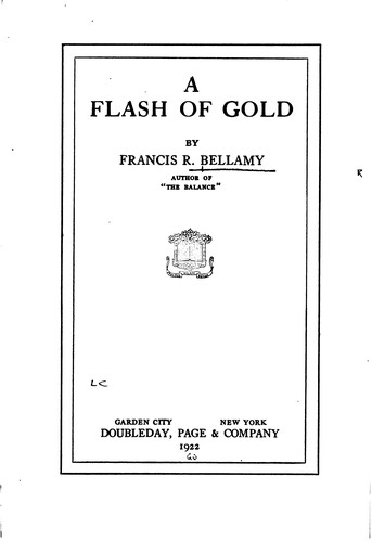 Cover for A Flash of Gold
