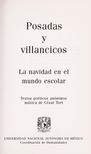 Cover for Posadas y villancicos
