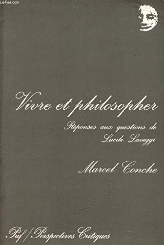 Cover for Vivre et philosopher 