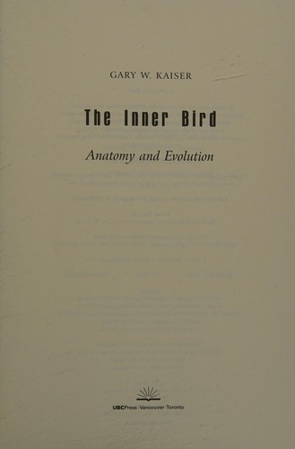 Cover for The inner bird