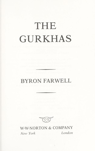 Cover for The Gurkhas
