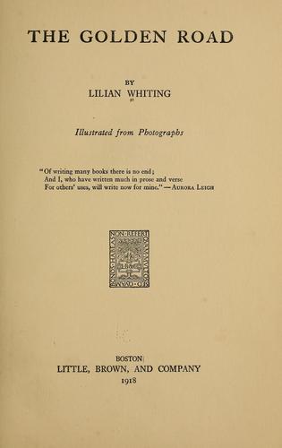 Cover for The golden road