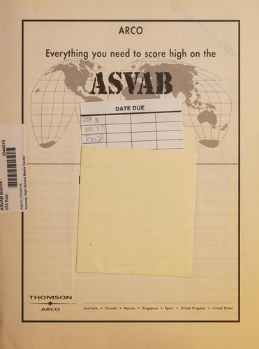 Cover for Everything you need to score high on the ASVAB basics
