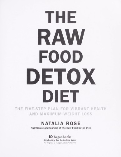 Cover for The raw food detox diet