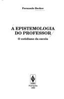 Cover for A epistemologia do professor