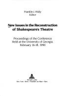 Cover for New issues in the reconstruction of Shakespeare's theatre