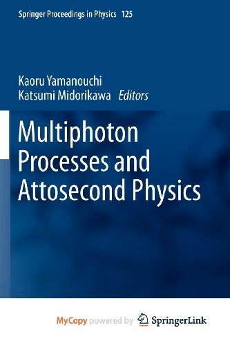 Cover for Multiphoton Processes and Attosecond Physics