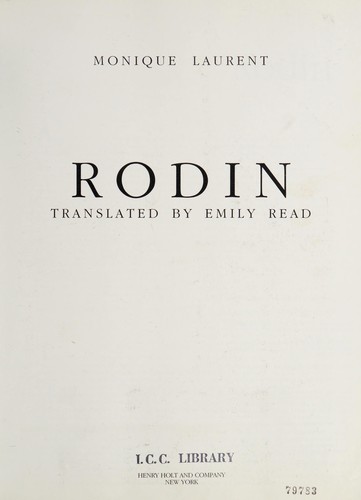 Cover for Rodin