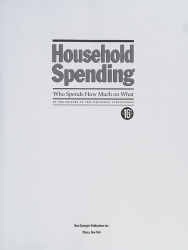 Cover for Household Spending
