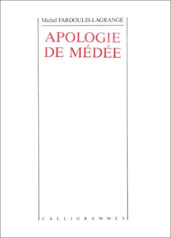 Cover for Apologie de Médée