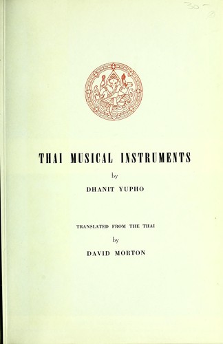 Cover for Thai musical instruments.