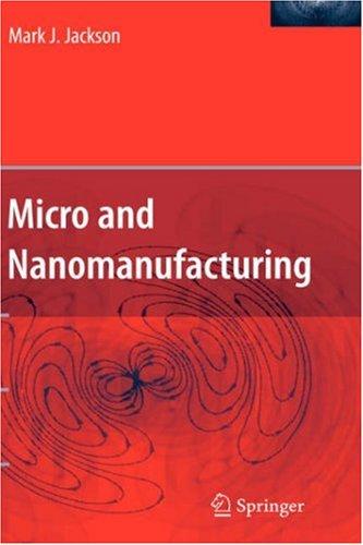 Cover for Micro and Nanomanufacturing