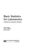 Cover for Basic statistics for laboratories