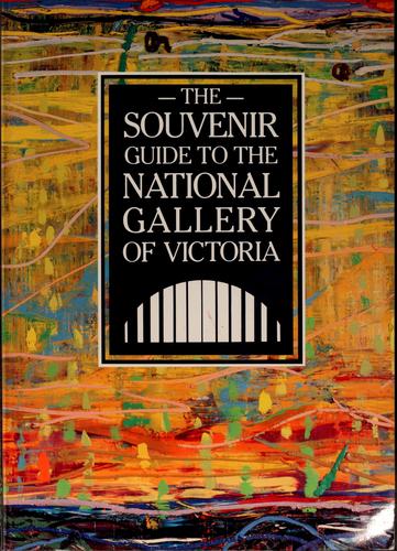 Cover for The souvenir guide to the National Gallery of Victoria