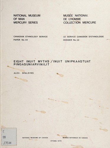 Cover for Eight Inuit myths =