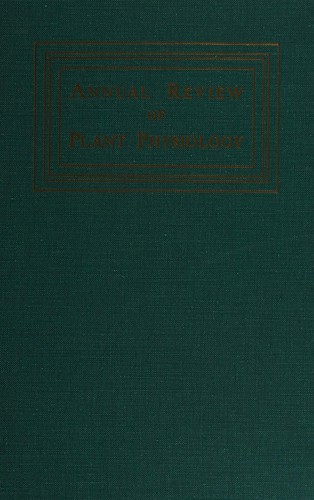 Cover for Annual review of plant physiology