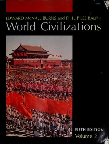 Cover for World civilizations; their history and their culture