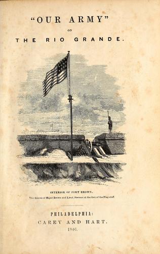 Cover for Our army on the Rio Grande
