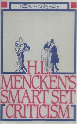 Cover for H.L. Mencken's Smart set criticism