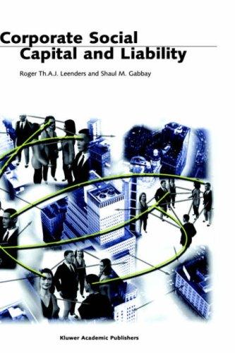 Cover for Corporate Social Capital and Liability