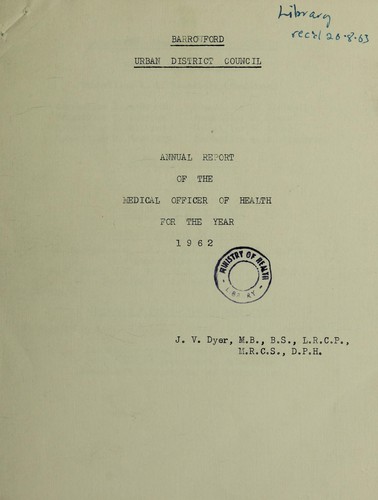 Cover for [Report 1962]