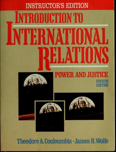 Cover for Introduction to international relations