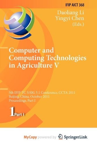 Cover for Computer and Computing Technologies in Agriculture
