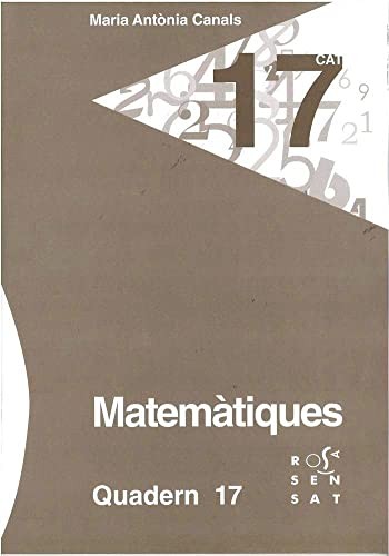 Cover for Matemàtiques. Quadern 17
