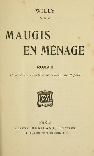 Cover for Maugis en ménage