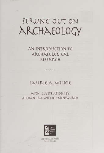 Cover for Strung Out on Archaeology