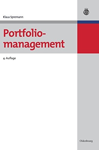 Cover for Portfoliomanagement