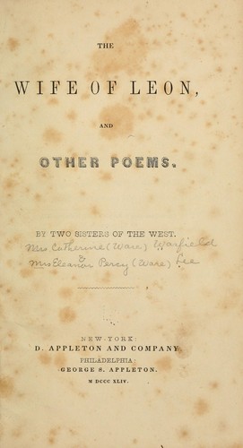 Cover for The wife of Leon