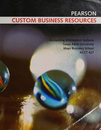 Cover for Pearson custom business resources