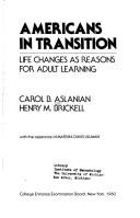 Cover for Americans in transition