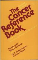 Cover for Cancer reference book