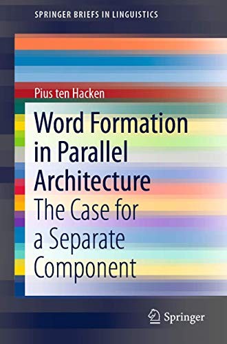 Cover for Word Formation in Parallel Architecture