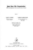 Cover for Data base file organization