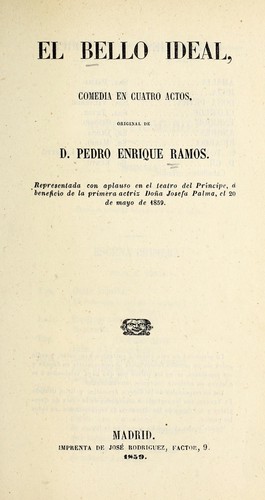 Cover for El bello ideal