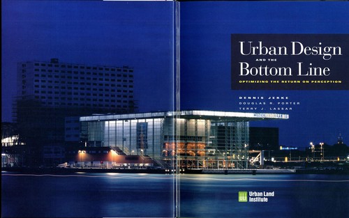 Cover for Urban design and the bottom line