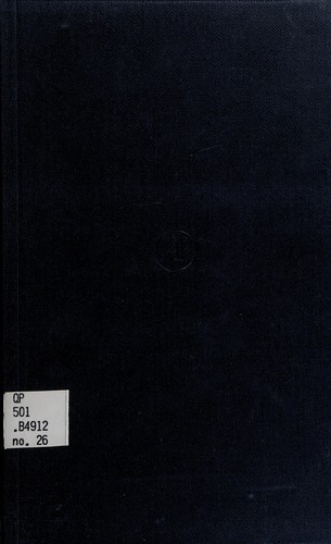 Cover for Instrumentation in biochemistry