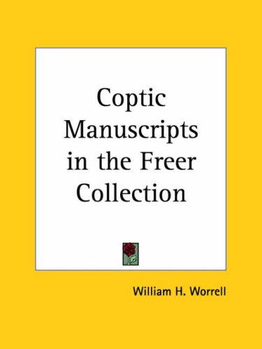 Cover for Coptic Manuscripts in the Freer Collection